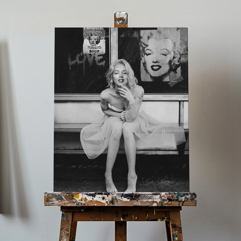 Ny Marilyn BW | Canvas