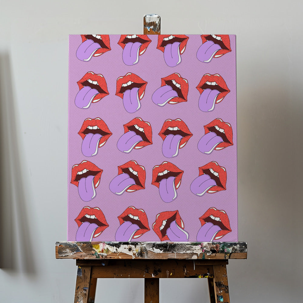 Läppmönster | Canvas