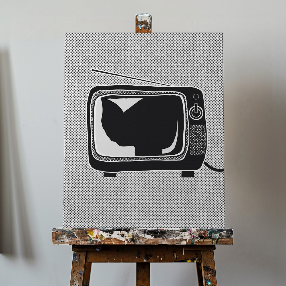 Vintage-TV | Canvastavla