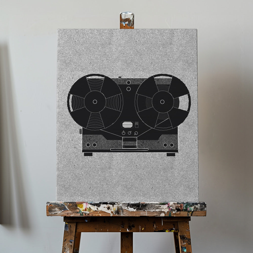 Bandspelare med rulle | Canvas
