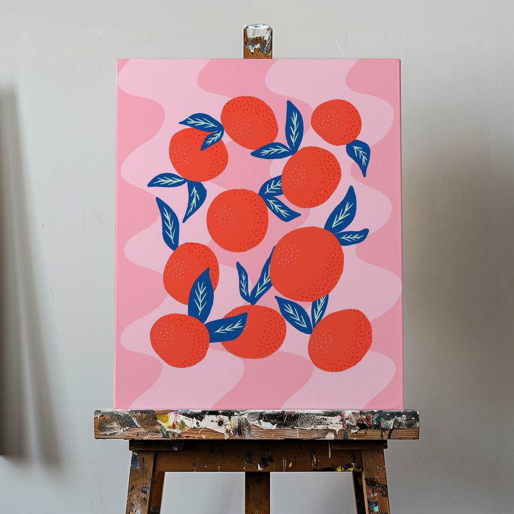 Livfulla mandariner | Canvas