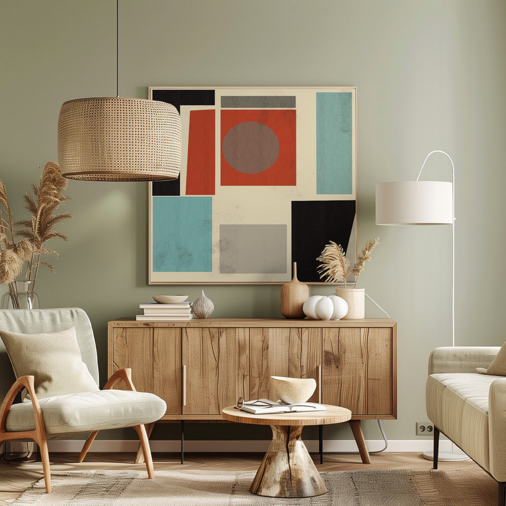GEOMETRISCHER PUNKT Nr. 1 | Leinwand-Bilder