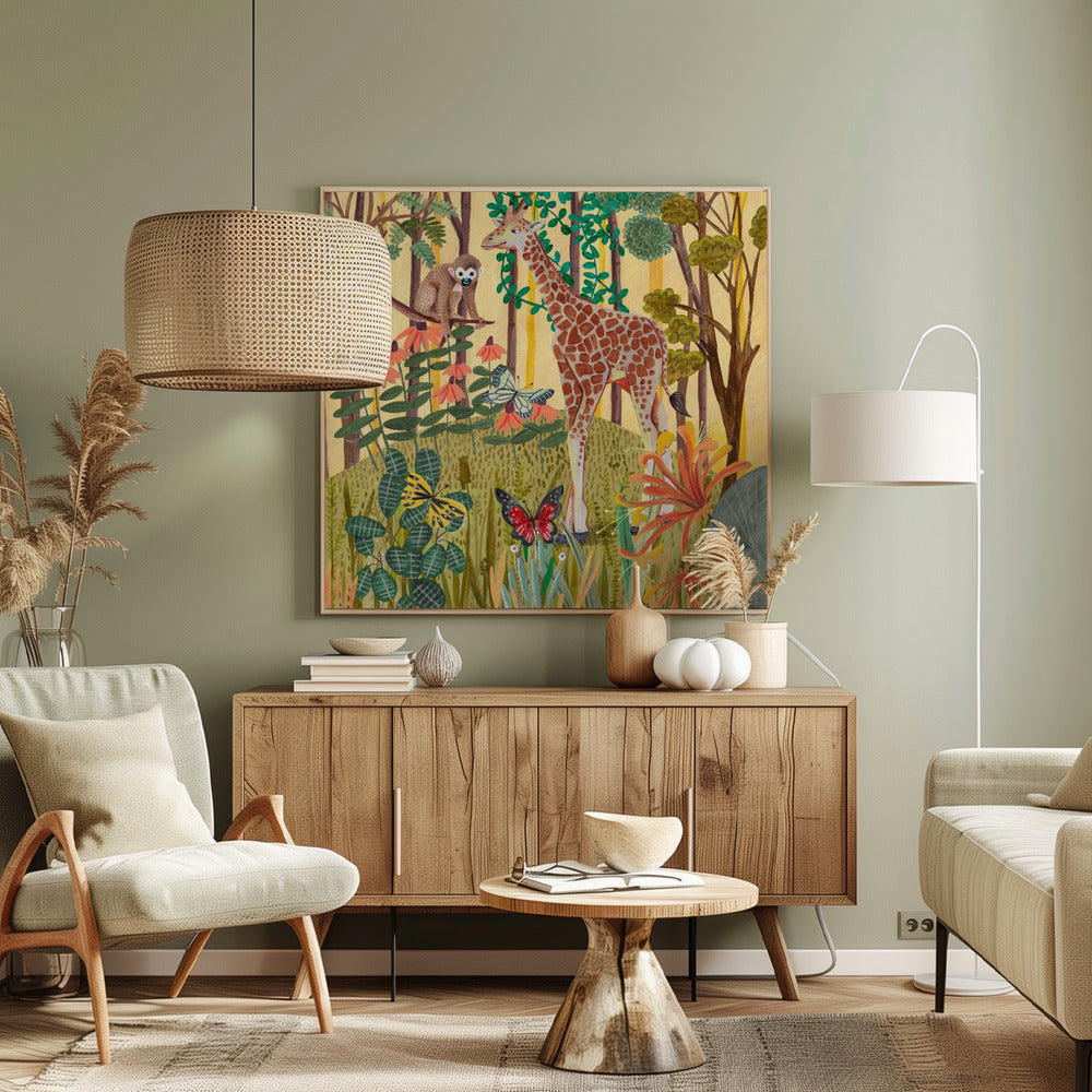 Giraffe in nature | Canvas
