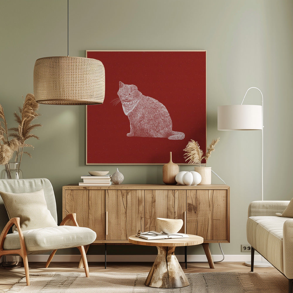 Badass Banditkatt | Canvas