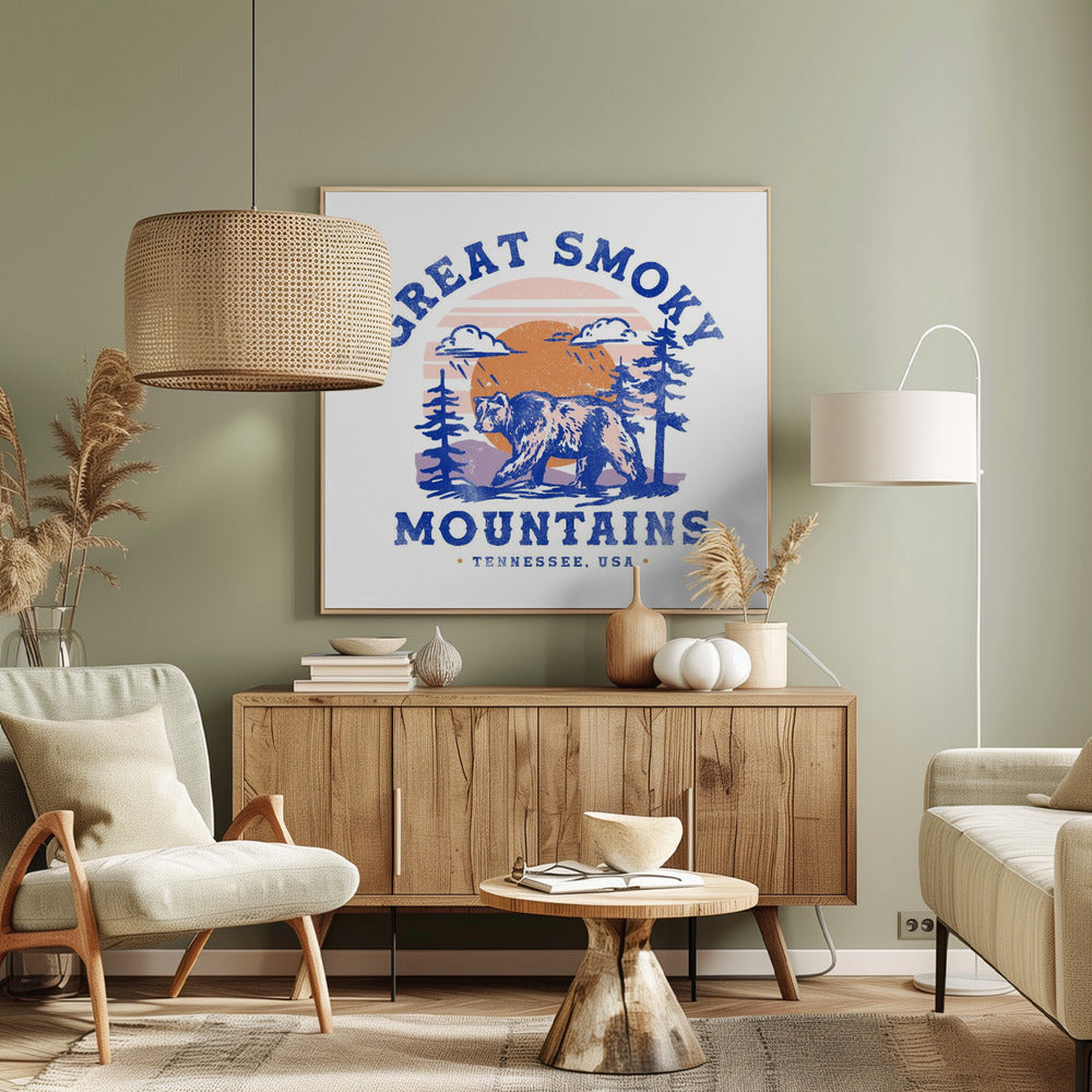 Great Smoky Mountains nationalpark Tennessee | Canvastavla