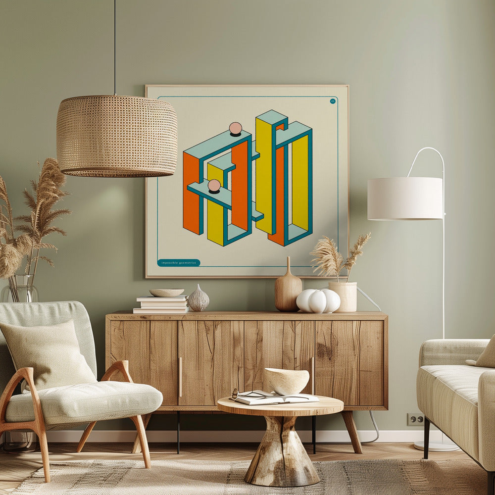 Omöjliga geometrier 23 | Canvas