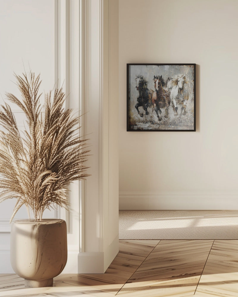 Häst Vintage Konst Illustration 15 | Poster