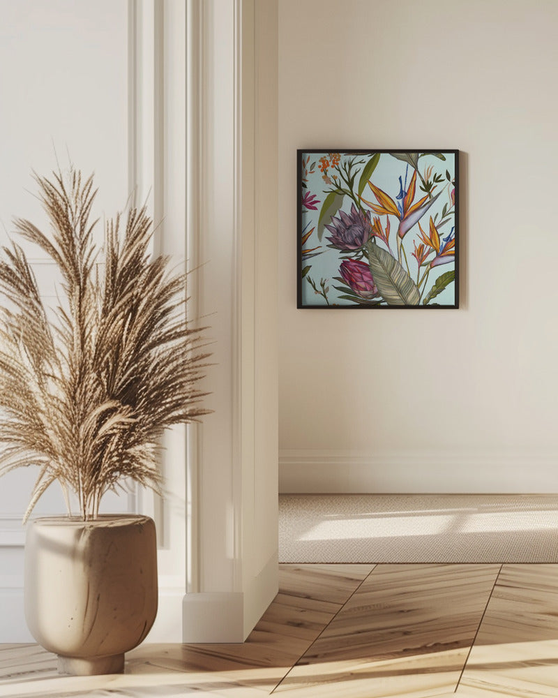 Proteas och iris | Poster