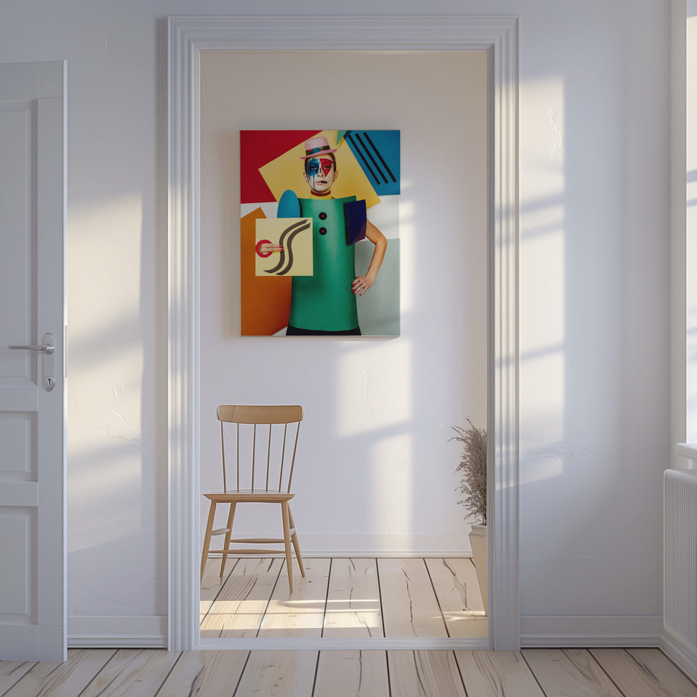 Suprematistiskt porträtt av Lena Naymkina | Canvastavla
