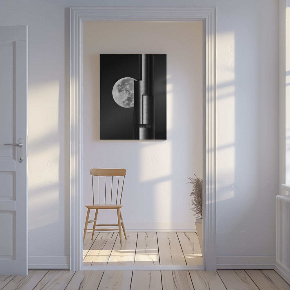Super lune Burjkhalifa | Tableaux sur Toile