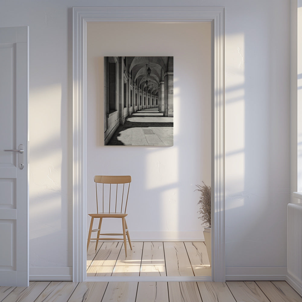 Couloir courbe | Tableaux sur Toile