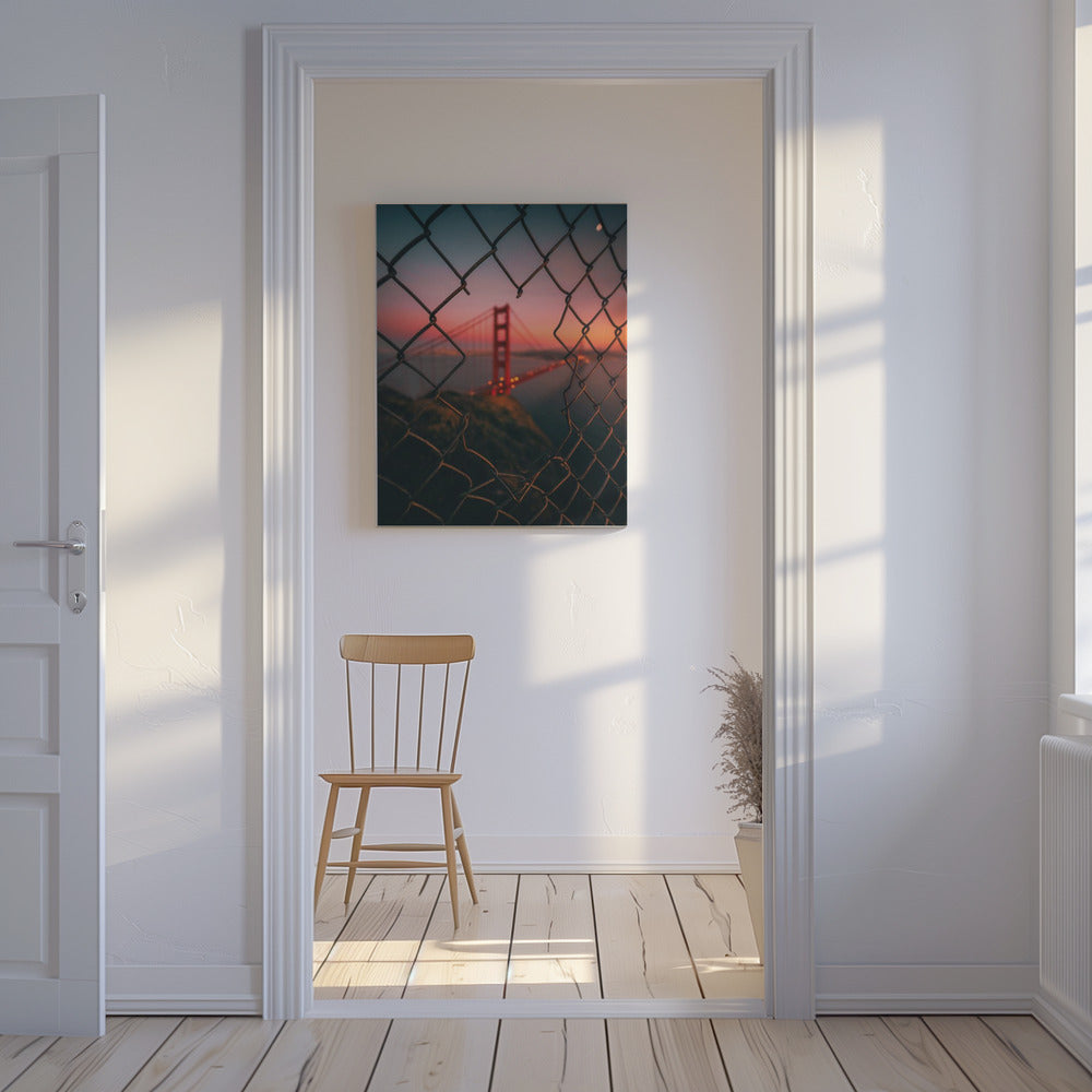 Golden Gate Caged | Canvas