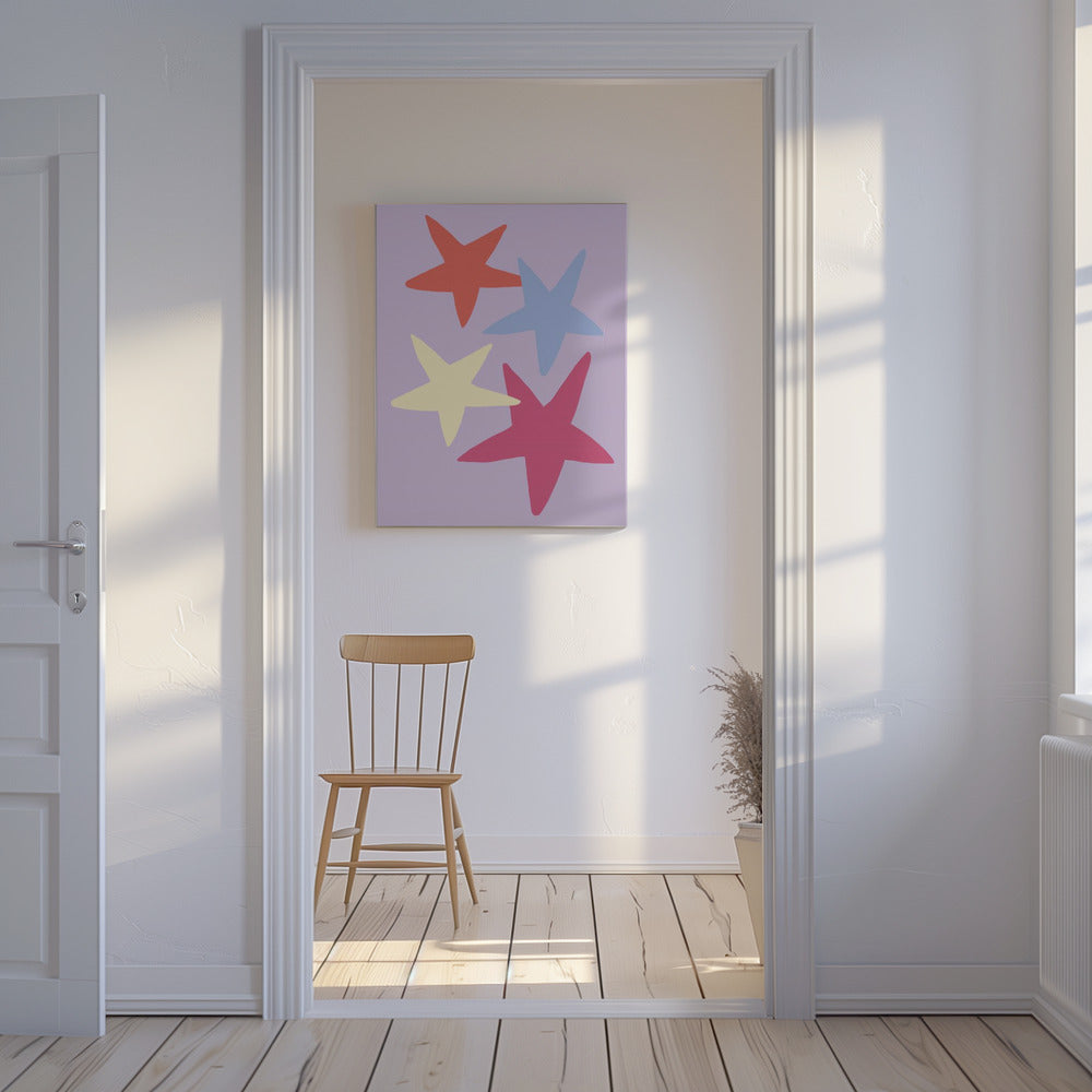 Fyra stjärnor 01 | Canvas