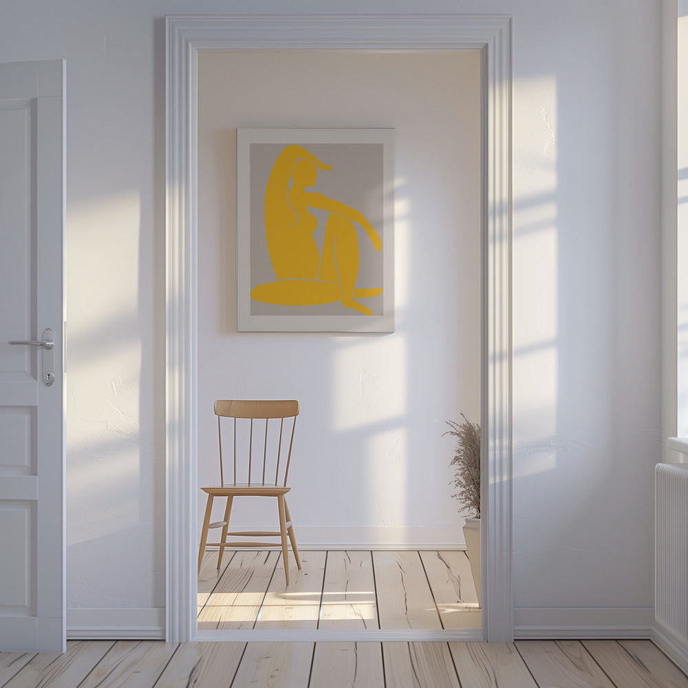 Yellow Figure | Canvas