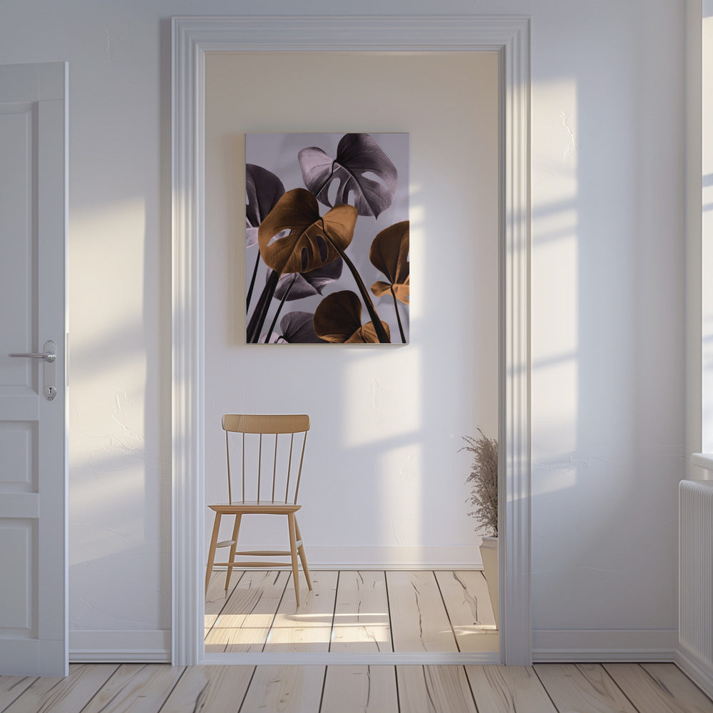 Monstera Lila 01 | Canvas