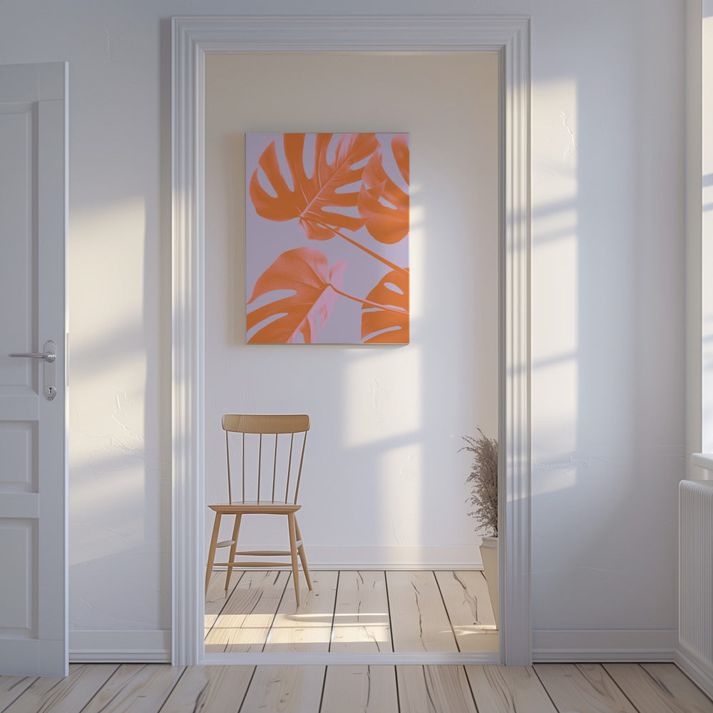 Monstera Lila 04 | Canvasduk
