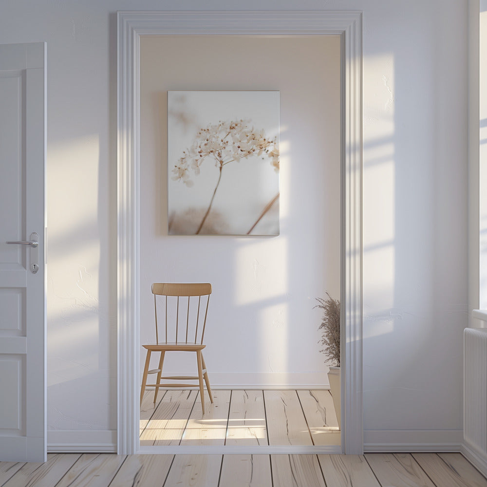 Mjuktorkade blommor_bruna | Canvas