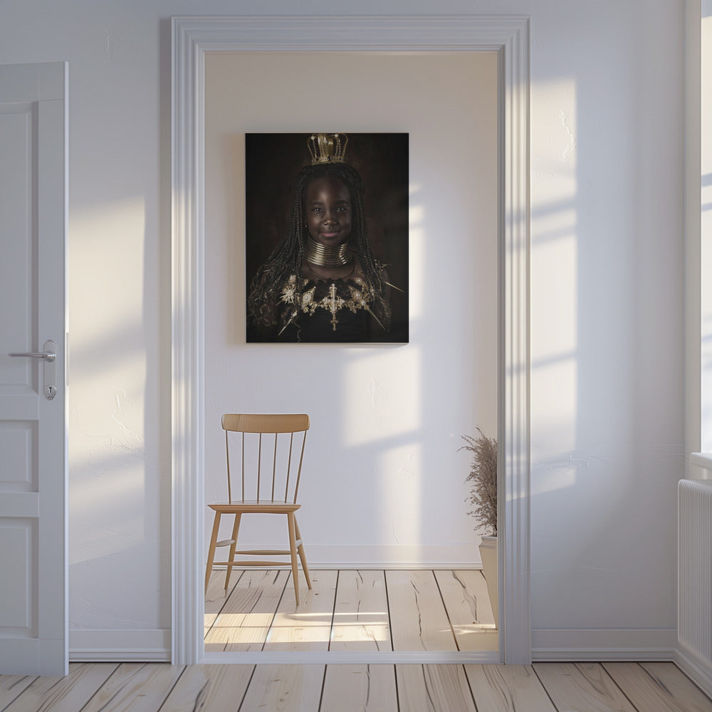 Goldenes Mädchen | Leinwand-Bilder
