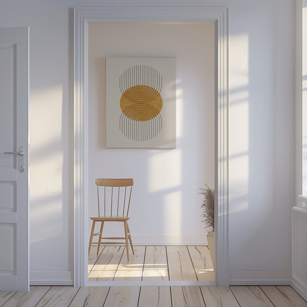 Perfect Point Yellow | Canvas