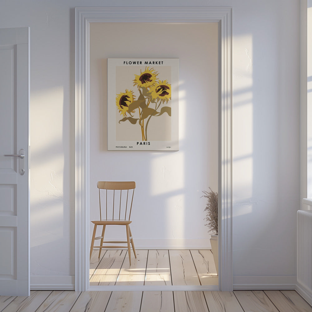 Blomstermarknaden. Paris | Canvas