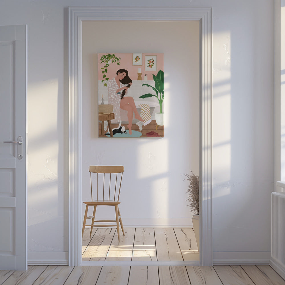 After a Bath | Canvas