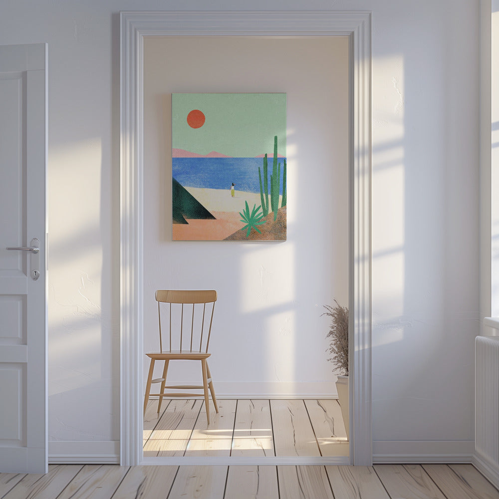 Fille de la plage 2 | Tableaux sur Toile