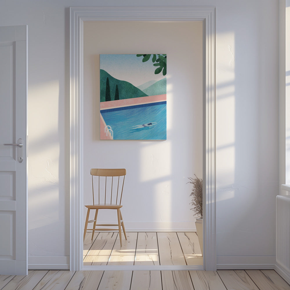 Simbassäng ii | Canvas