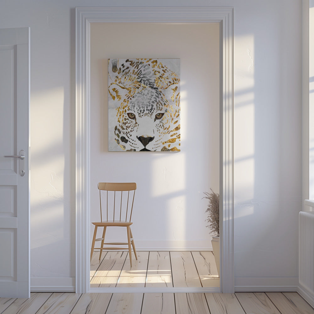 Grunge jaguar guld | Canvas