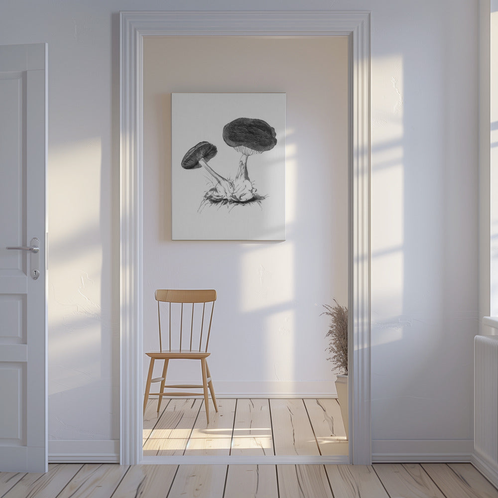 Vintage Violett Webbmössa Svamp Ljus Svart/Svart | Canvas