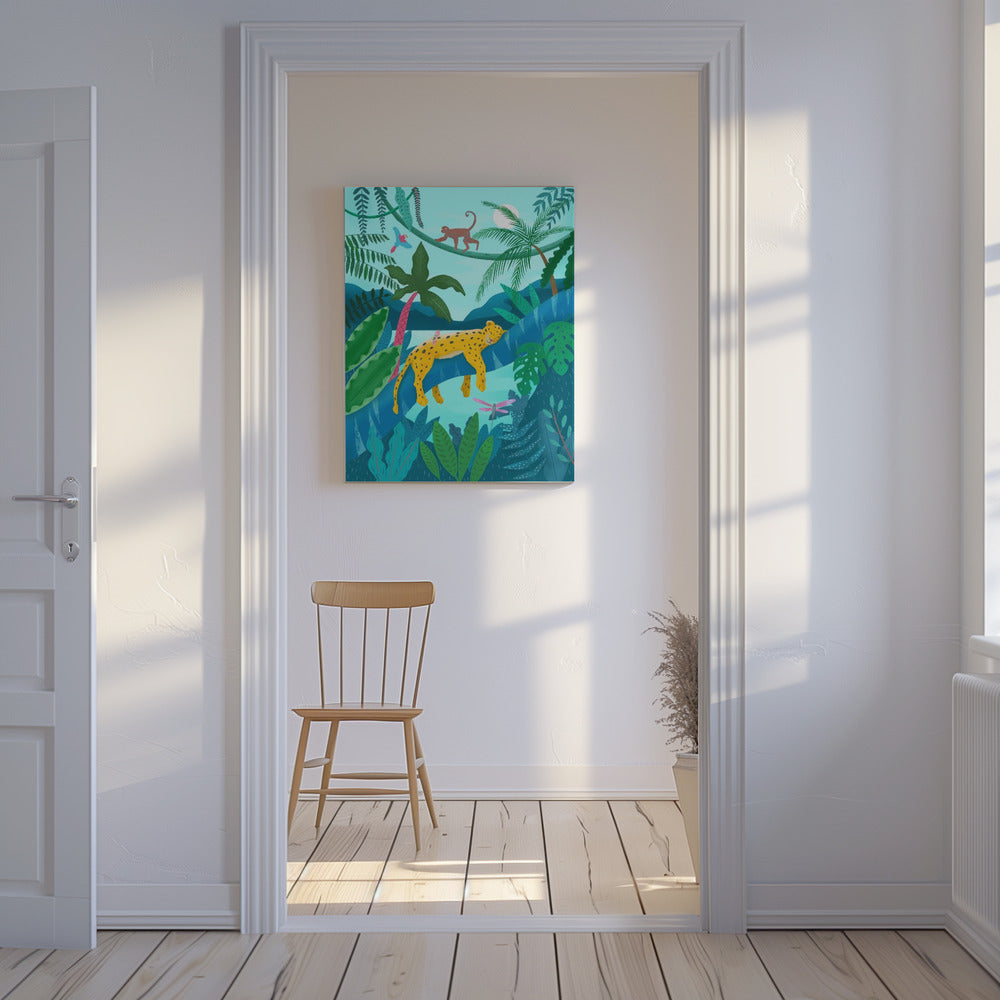 Djungelleopard | Canvas