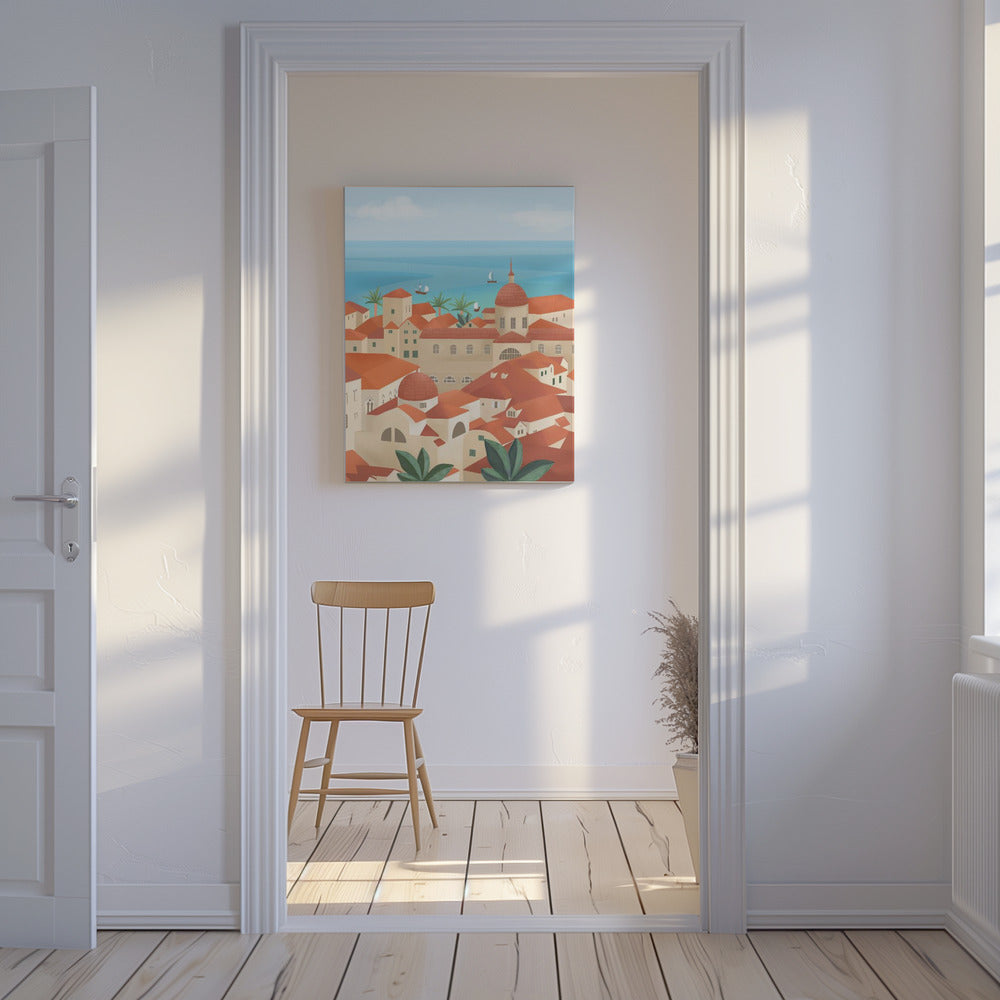 Dubrovniks gamla stad | Canvastavla