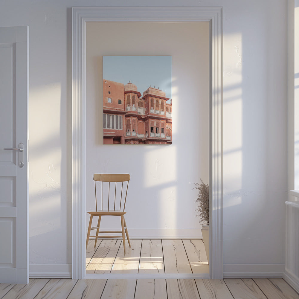 Rosa palatset | Canvas