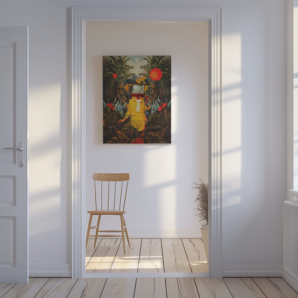 Hon kom från vildmarken | Canvastavla
