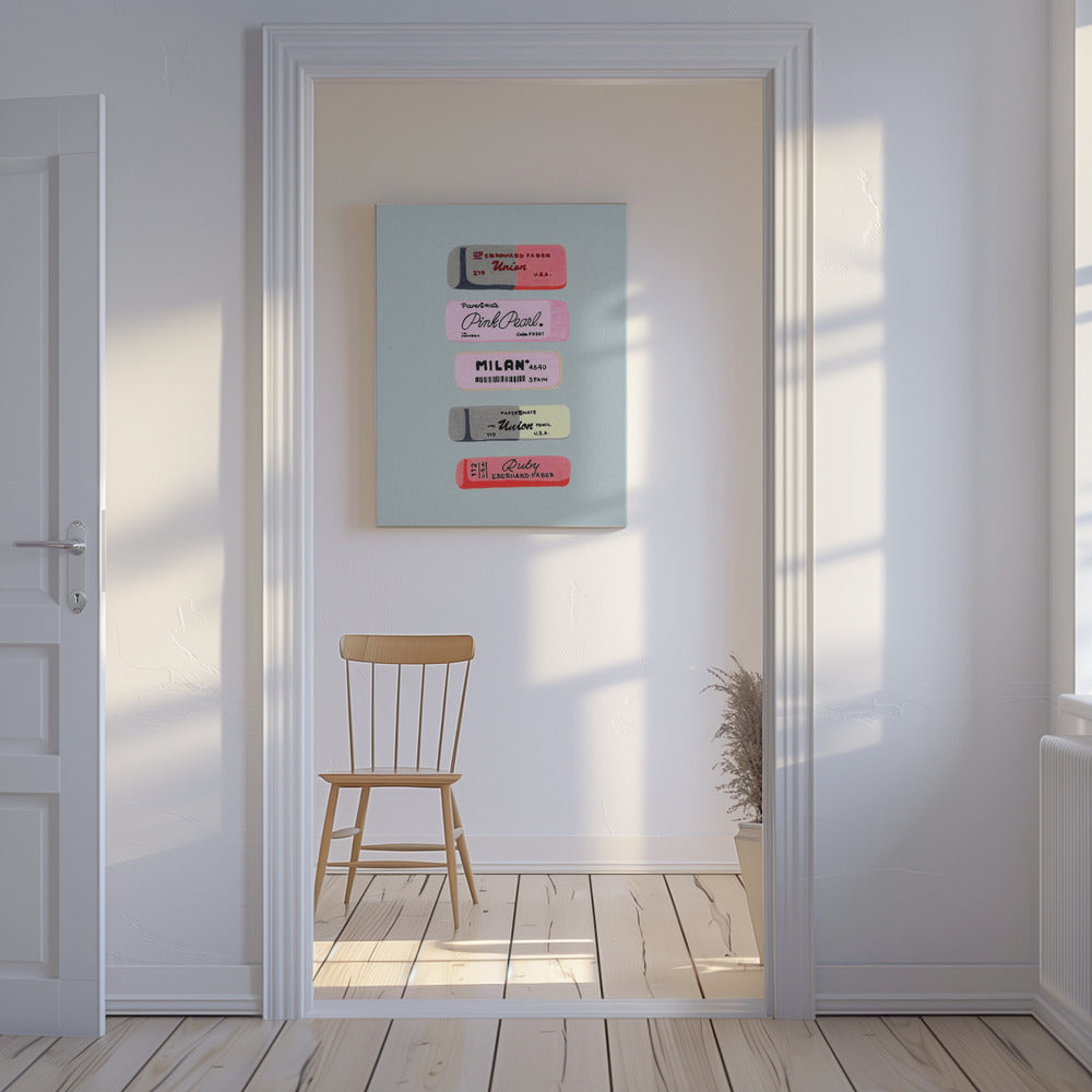Konsttryck med suddgummin | Canvas