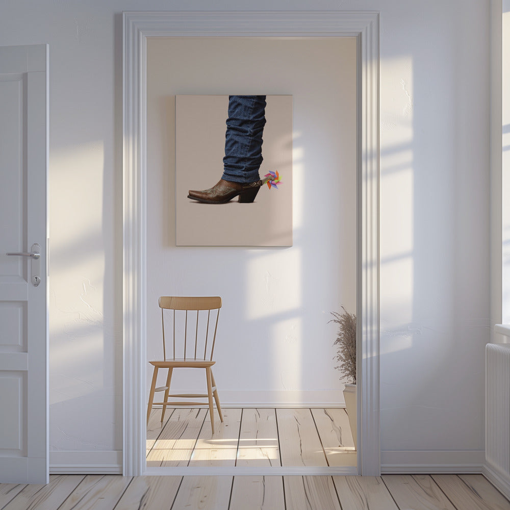Not Serious Cowboy | Canvas
