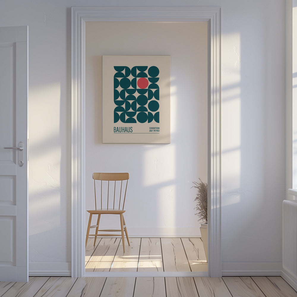Bauhaus Mavi Kureler | Canvas