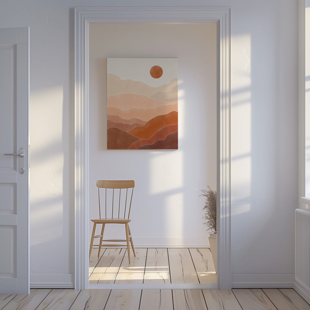 Desert Sun Rise | Canvas