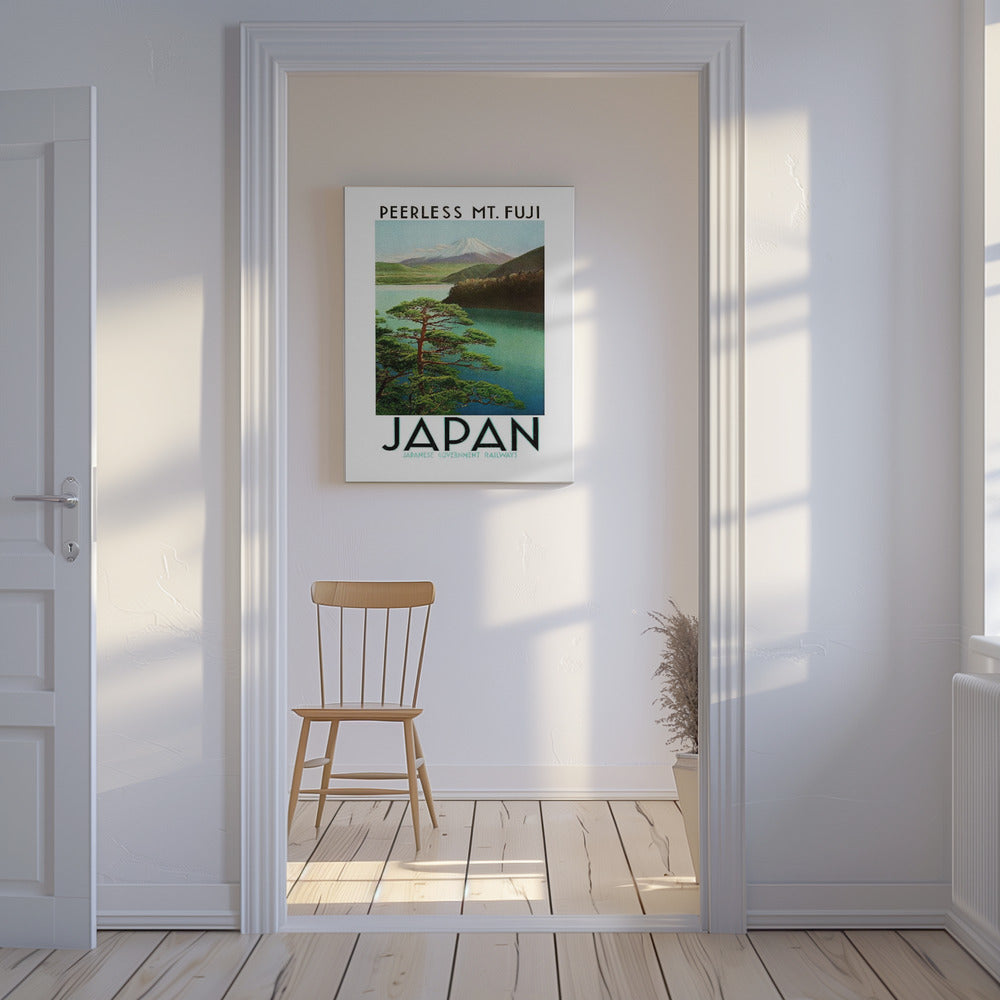 Reseaffisch från 1930-talet, japanska järnvägar | Canvas