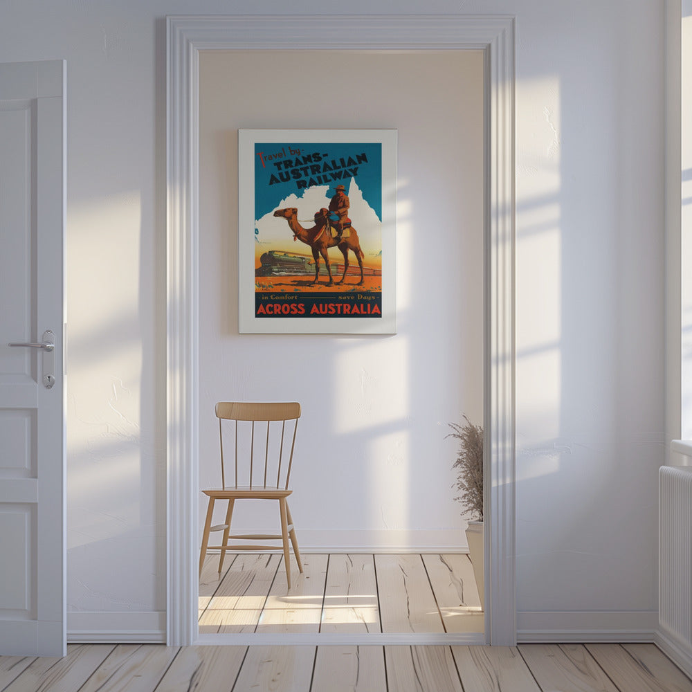 Trans Australian Railway Poster | Canvas