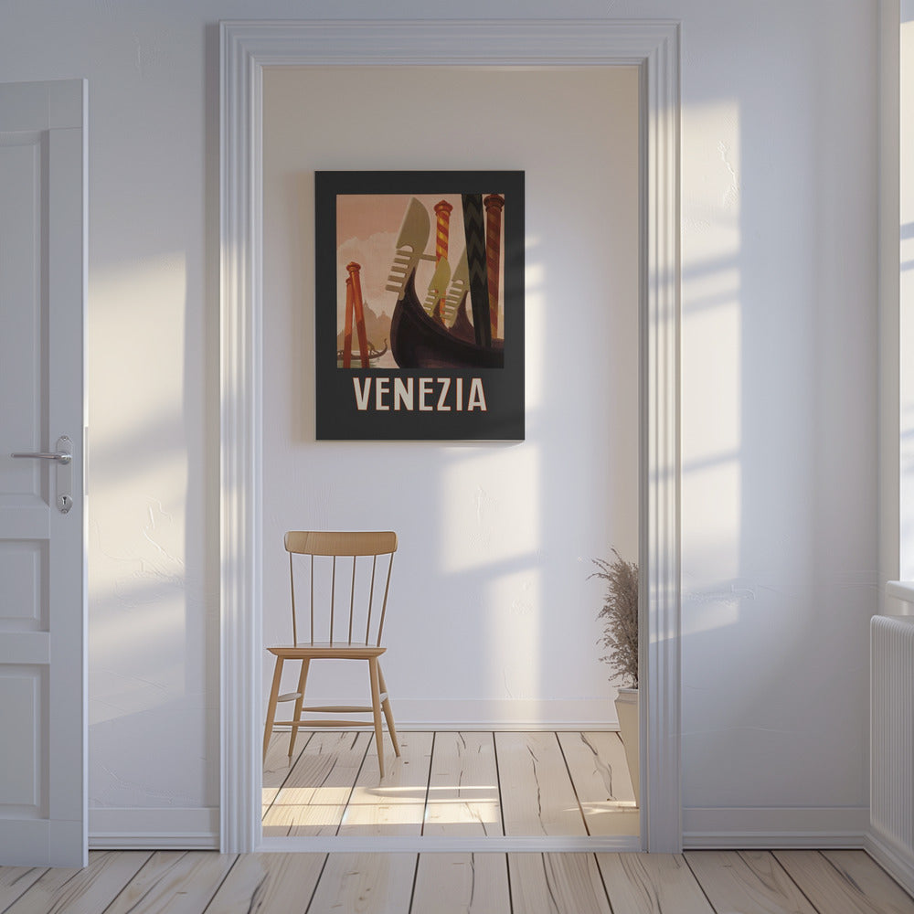 Venezia Poster Mörk | Canvas