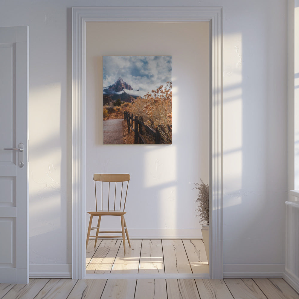Le sentier vers le rocher | Tableaux sur Toile