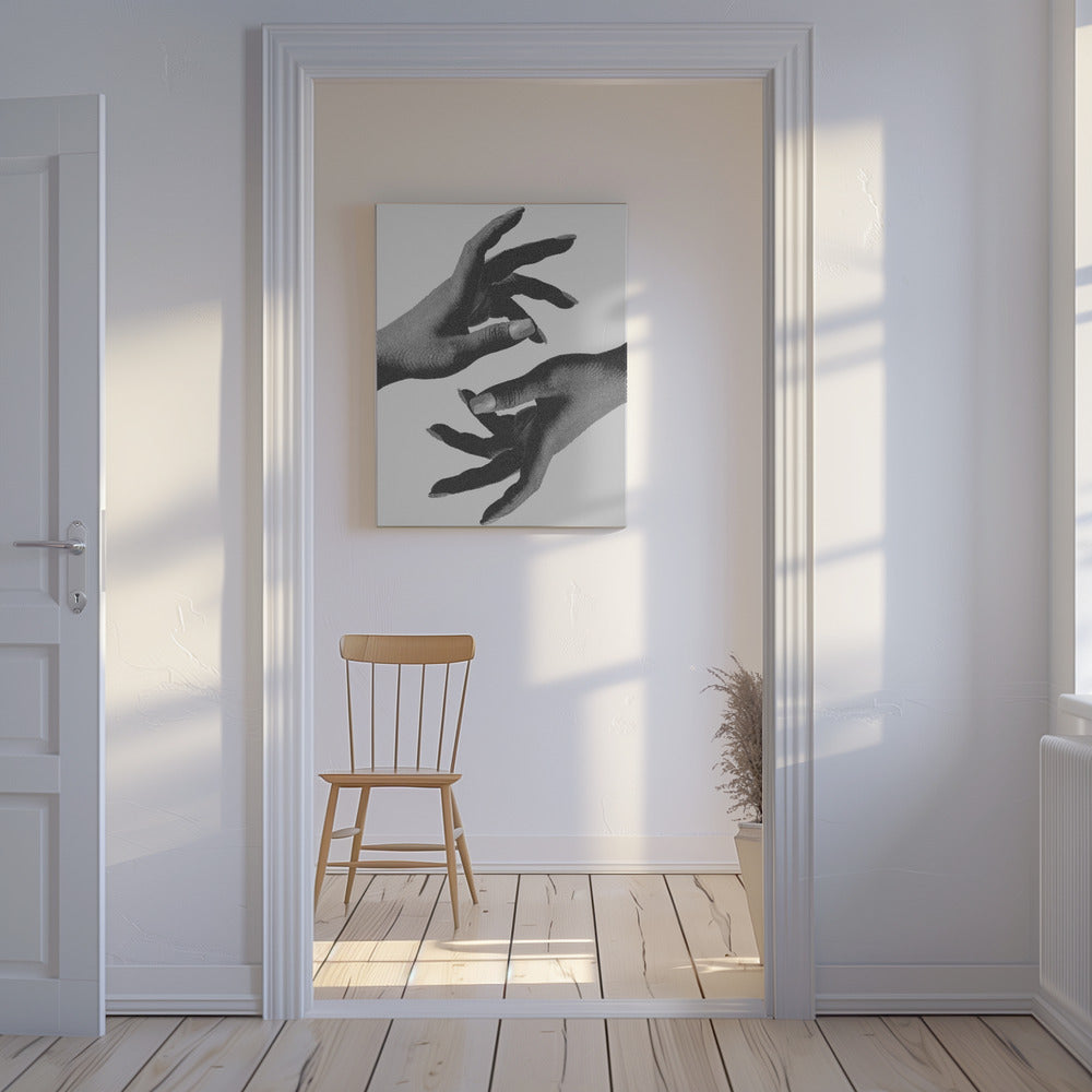 Händer svartvita | Canvas