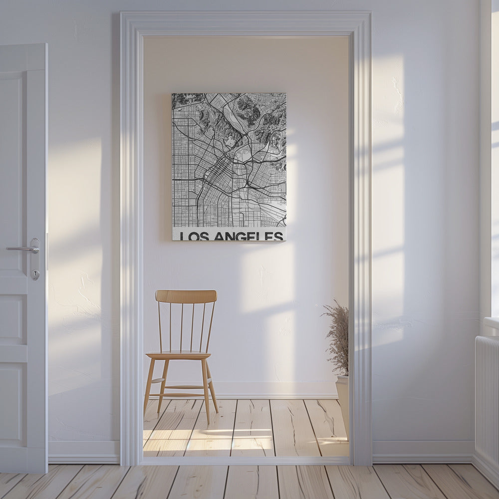 Los Angeles Vit | Canvas