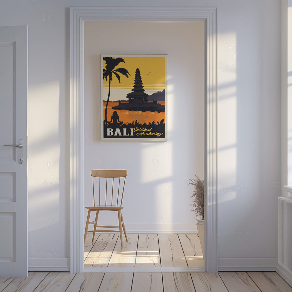 Resetryck på Bali | Canvastavla