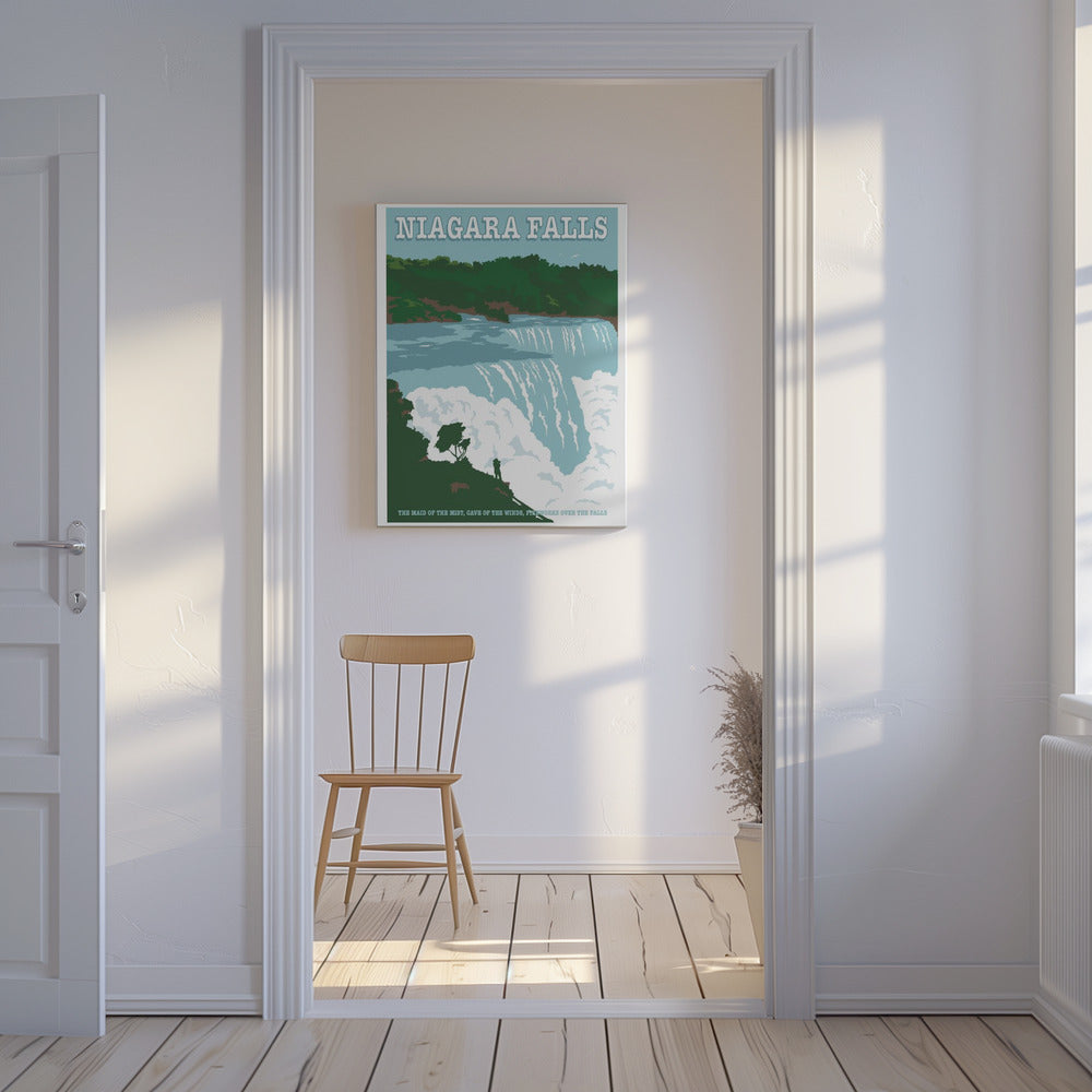 Niagarafallen Resetryck | Canvas