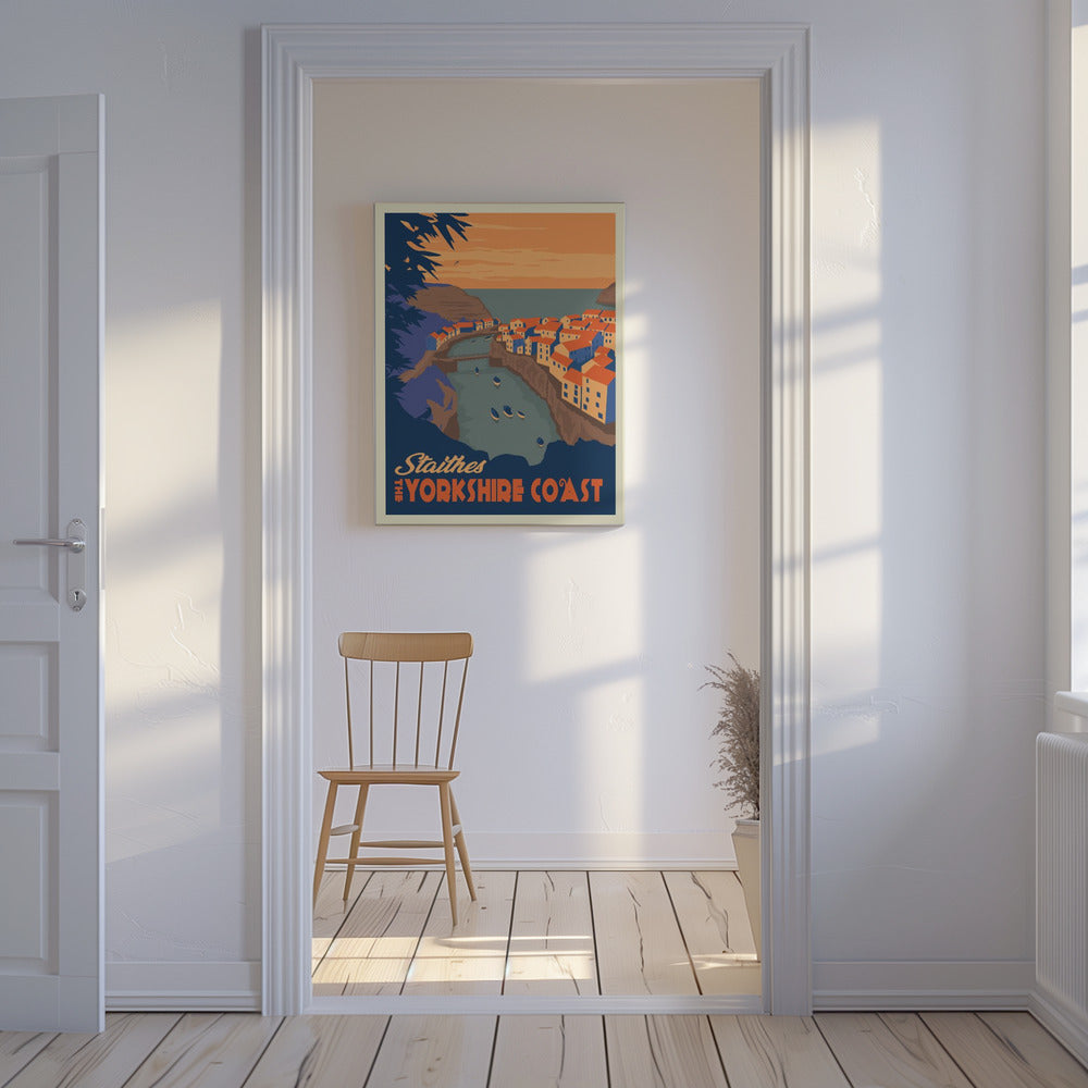 Resetryck från Staithes Yorkshire | Canvas
