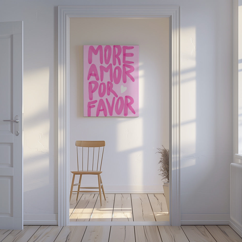More Amor Por Favor | Canvas