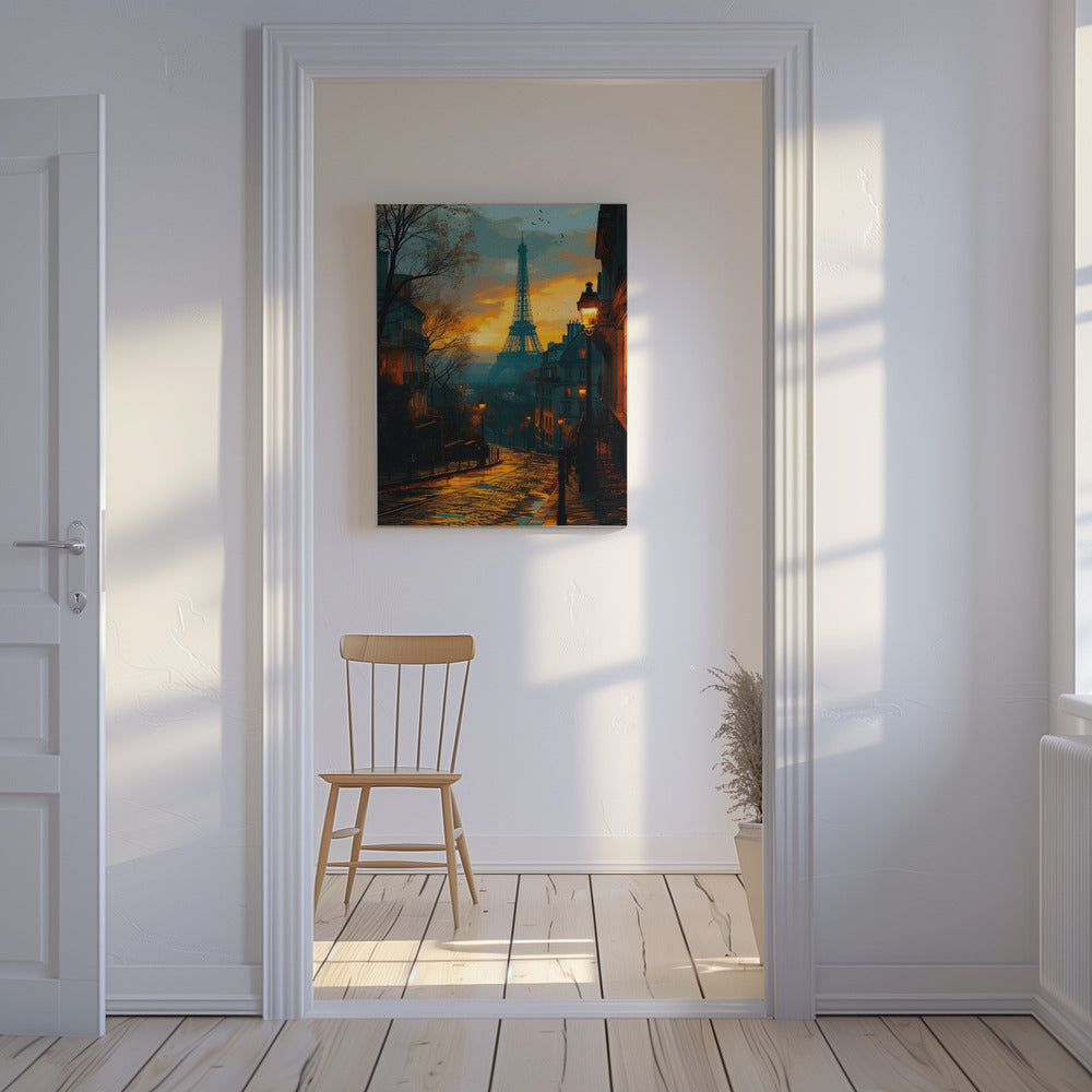 Välkommen till Paris | Canvastavla