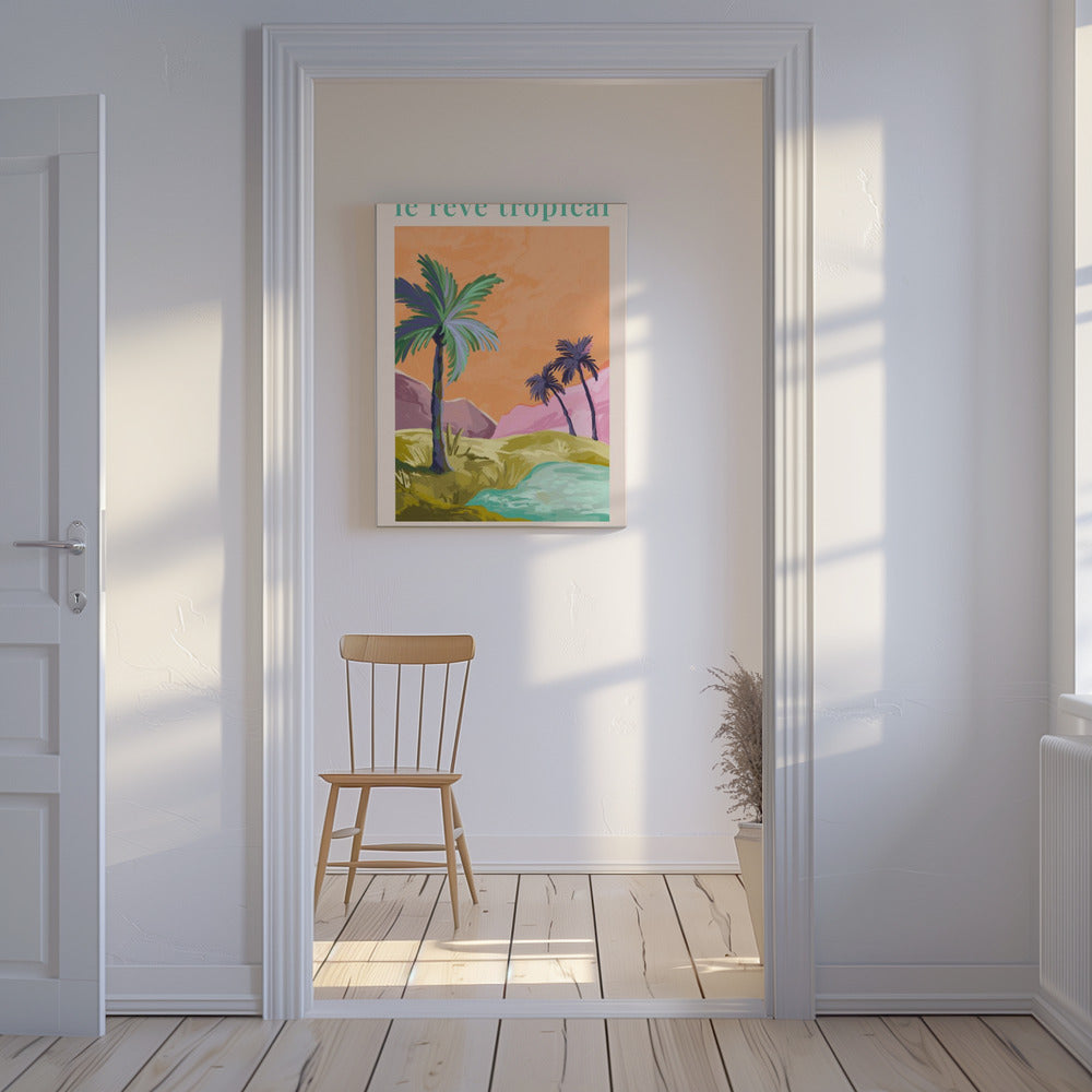 Le Rêve Tropical - Palmträd | Duk