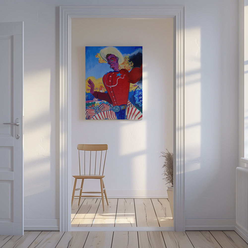 Big Tex Aflame | Canvas